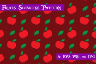 Apple Fruits Seamless Pattern: A Versatile Design Asset for Creative Workflows
