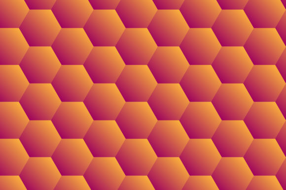 Beehive Background with Color Orange: A Unique Design Element