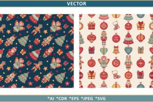 Christmas Clipart: Seamless Holiday Patterns