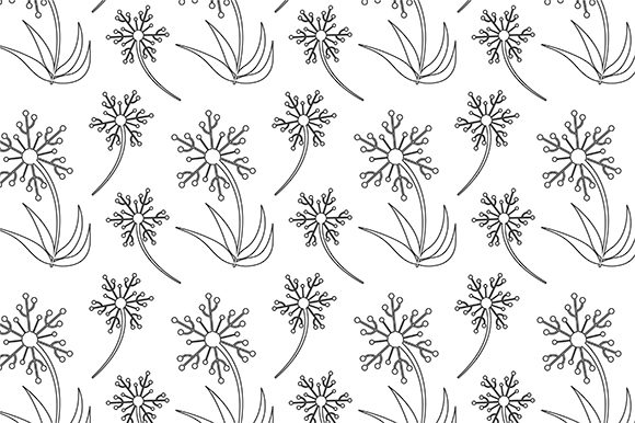 Dandelion Seamless Pattern Set: A Versatile Design Resource for Creative Professionals