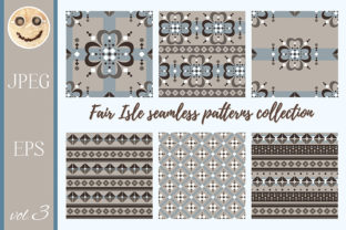 Fair Isle Seamless Pattern Vol.3: A Versatile Design for Every Project