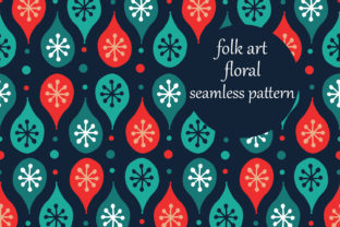 Festive Folk Art Illustrated Pattern: A Timeless Design for Modern Creators