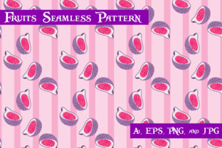 Fig Fruits Seamless Pattern