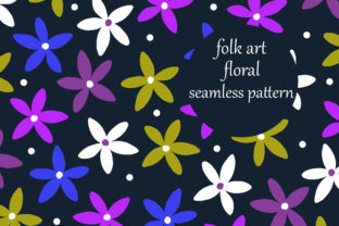 Folk Art Floral Illustrated Pattern