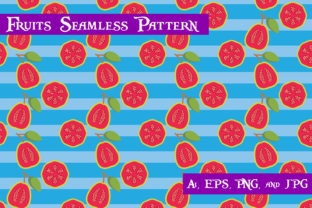 Guava Fruits Seamless Pattern: A Creative Resource for Designers and Artists