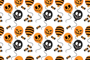 Halloween Balloon Seamless