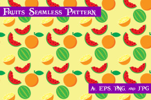 Orange and Watermelon Seamless Pattern