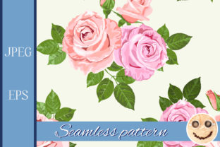 Pale Pink and Beige Roses Vector Pattern: A Versatile Design for Creative Projects
