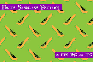 Papaya Fruits Seamless Pattern: A Versatile Design Asset