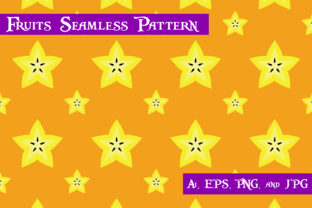 Star Fruits Seamless Pattern: A Versatile Design for Creative and Practical Use