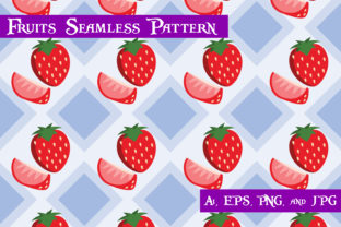 Strawberry Fruits Seamless Pattern: A Creative Resource for Designers and Artists