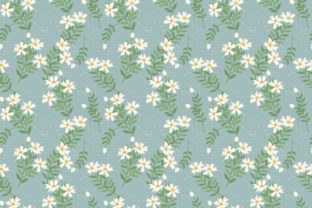 Sweet White Flower Seamless Pattern