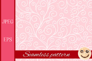 White Liana on the Pale Pink Pattern